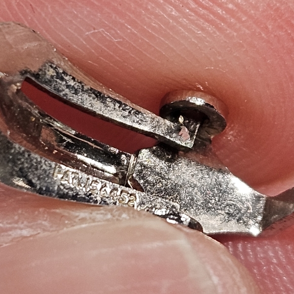 Vintage Crystal Beaded Drop Clip-on Earrings Laguna Aurora Borealis - Picture 5 of 6